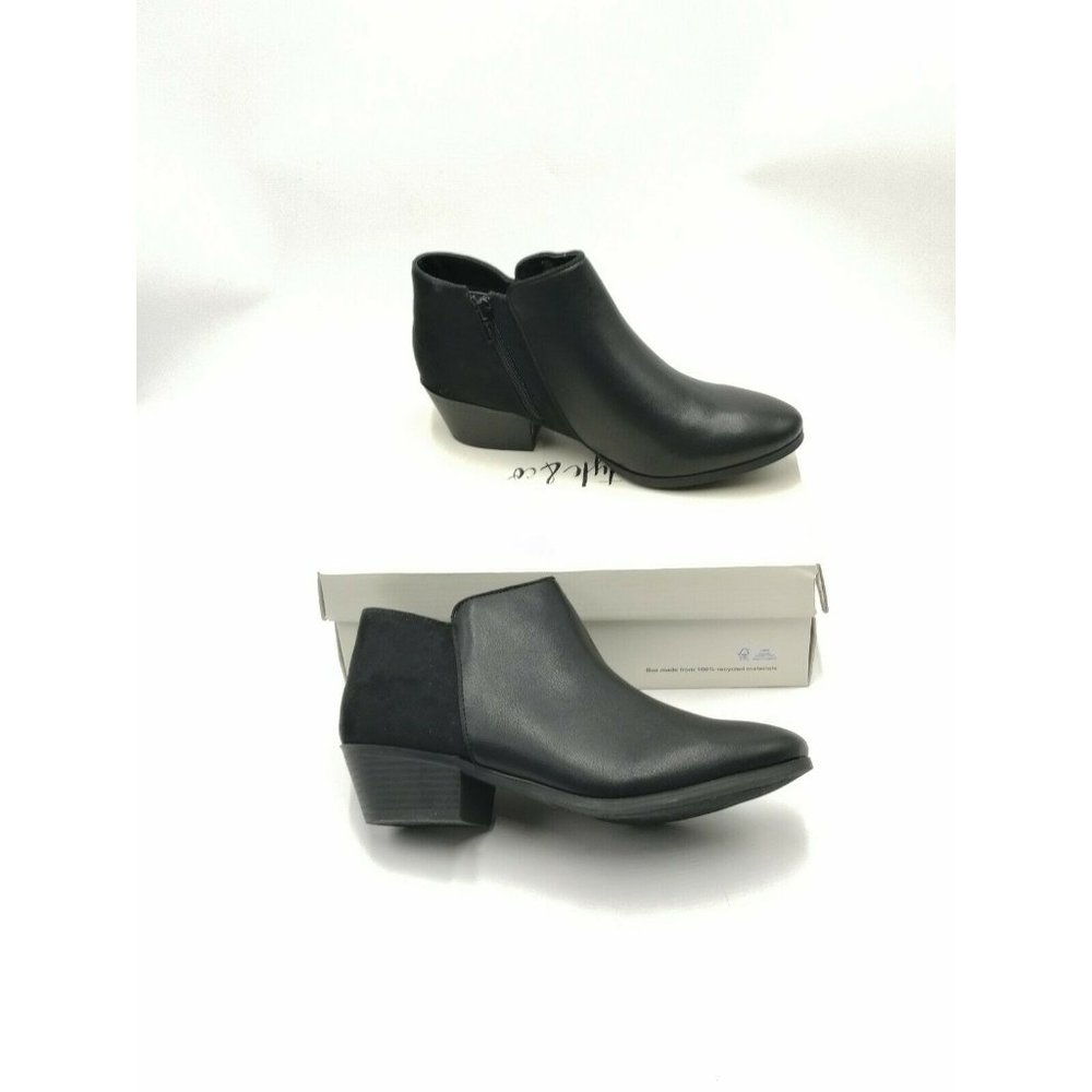 Style & Co Wileyy Ankle Booties Boots Black Women's US 8.5W New